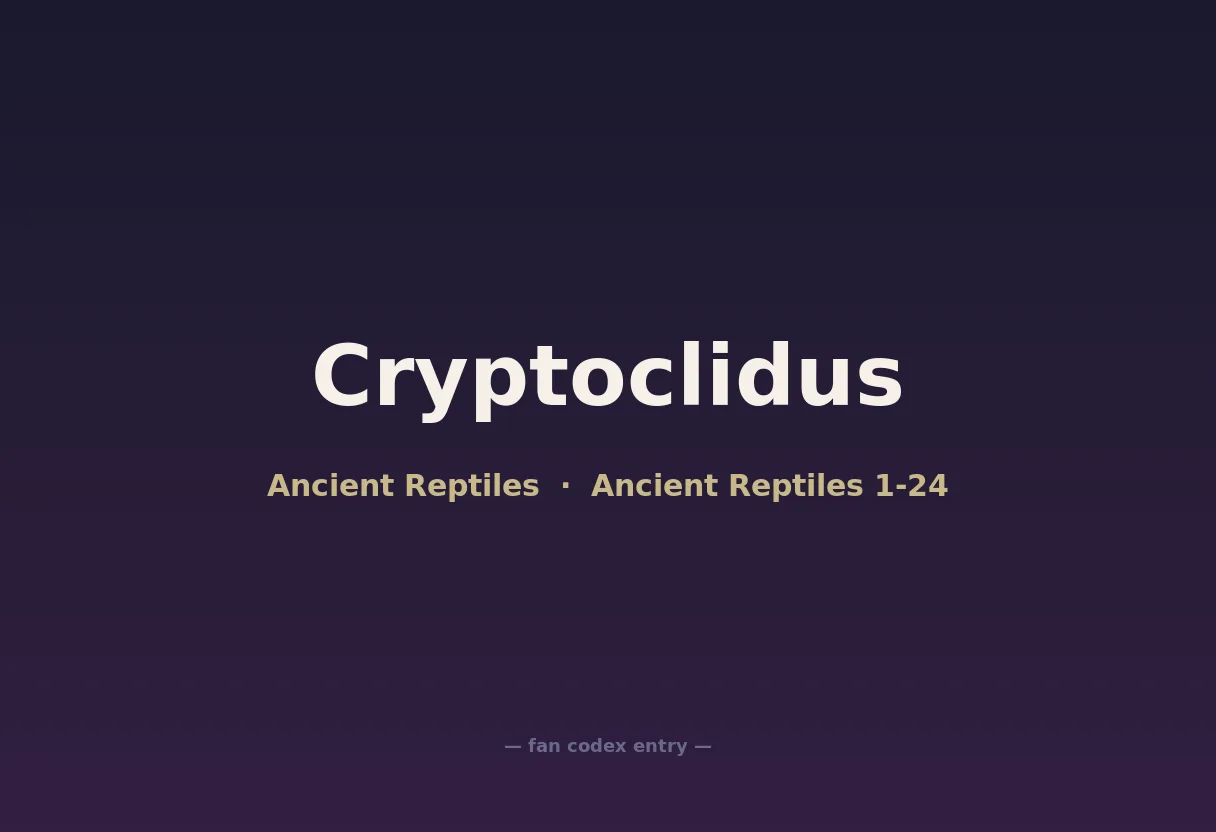 Cryptoclidus