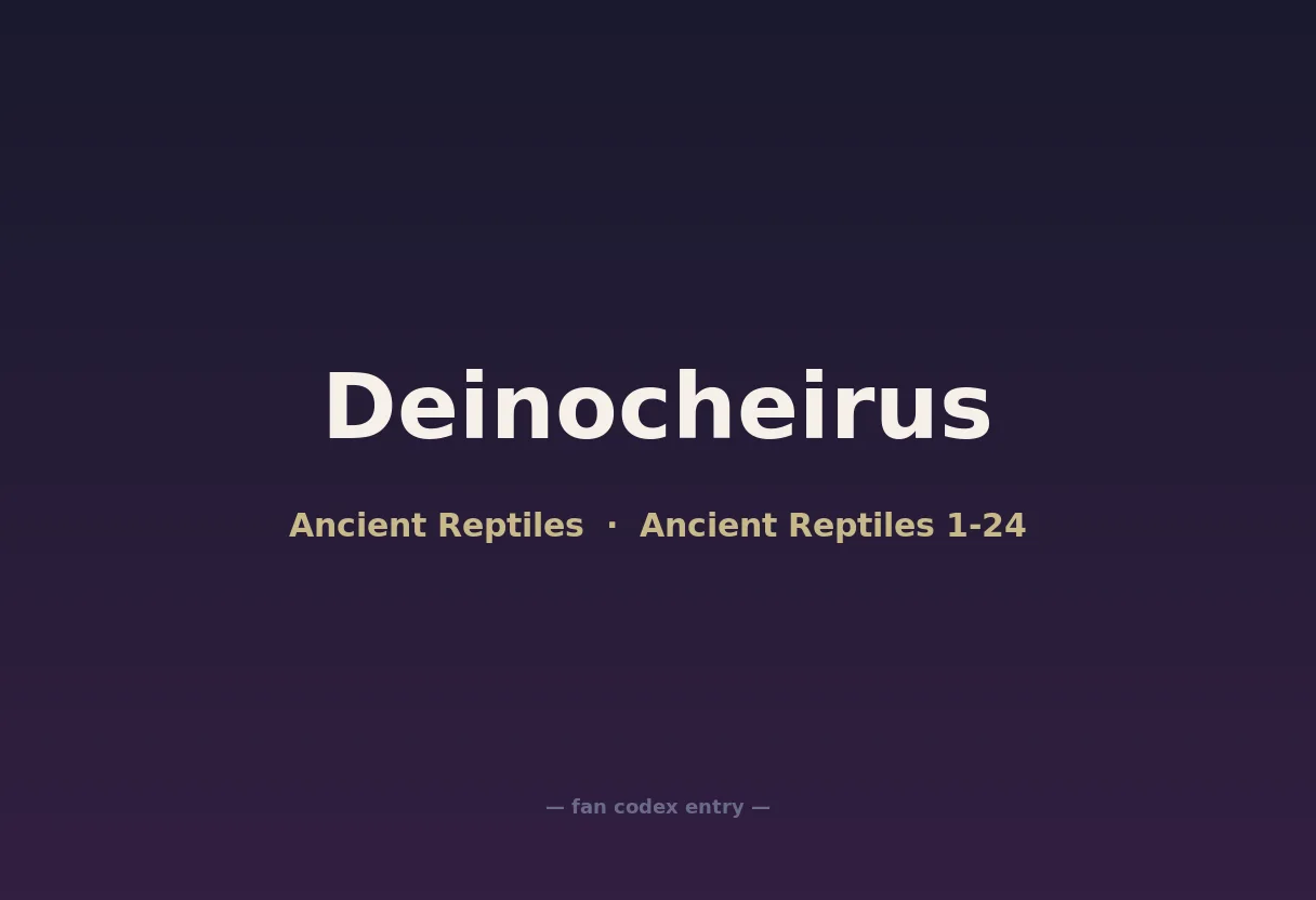 Deinocheirus