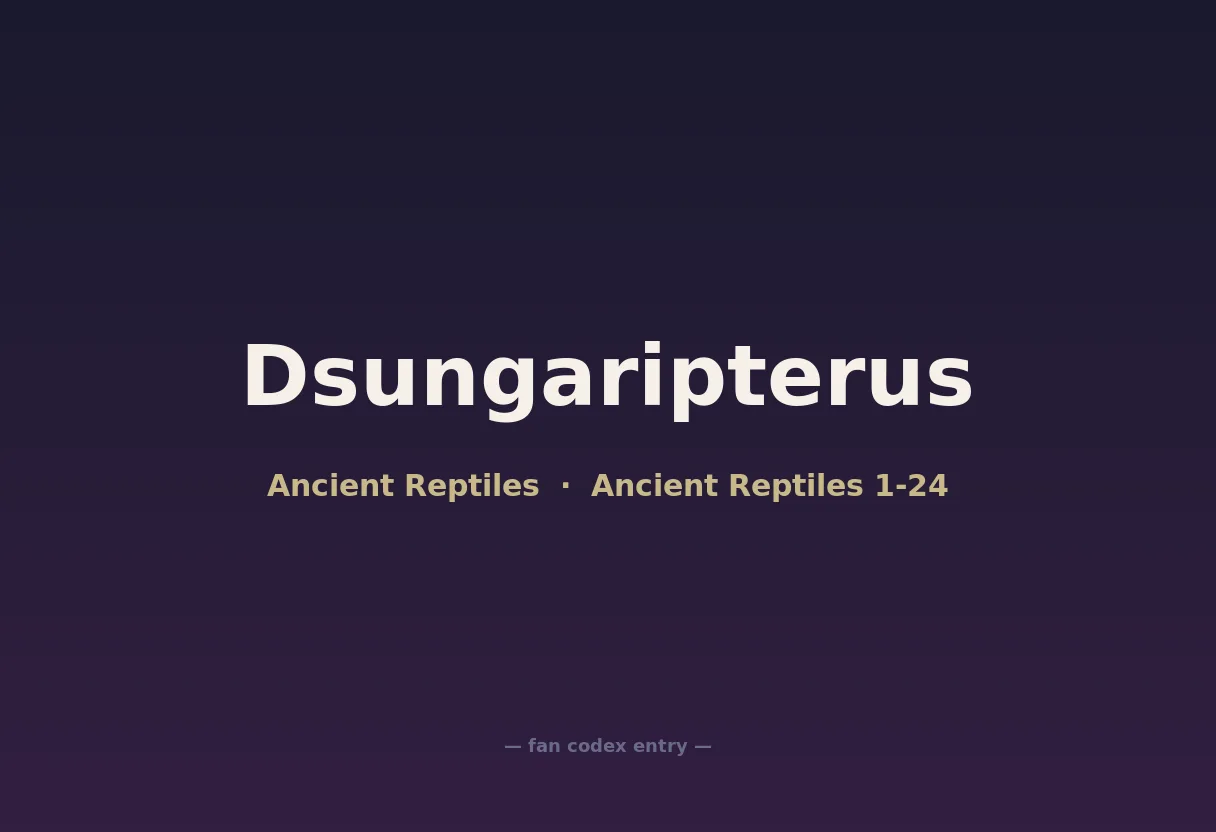 Dsungaripterus