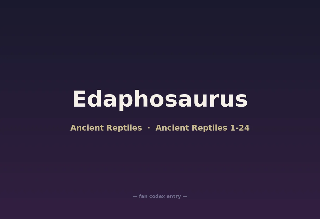 Edaphosaurus