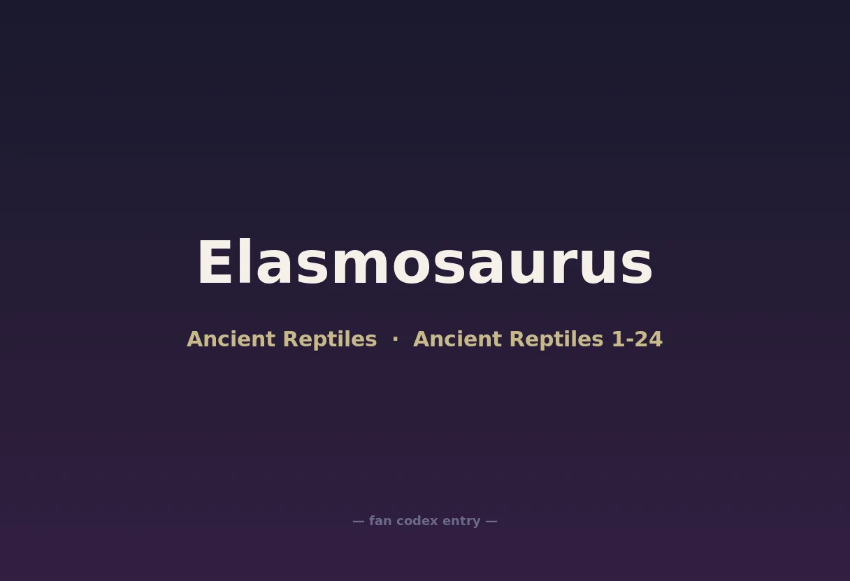 Elasmosaurus
