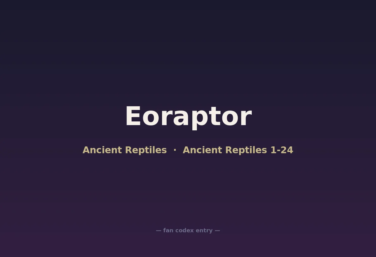 Eoraptor