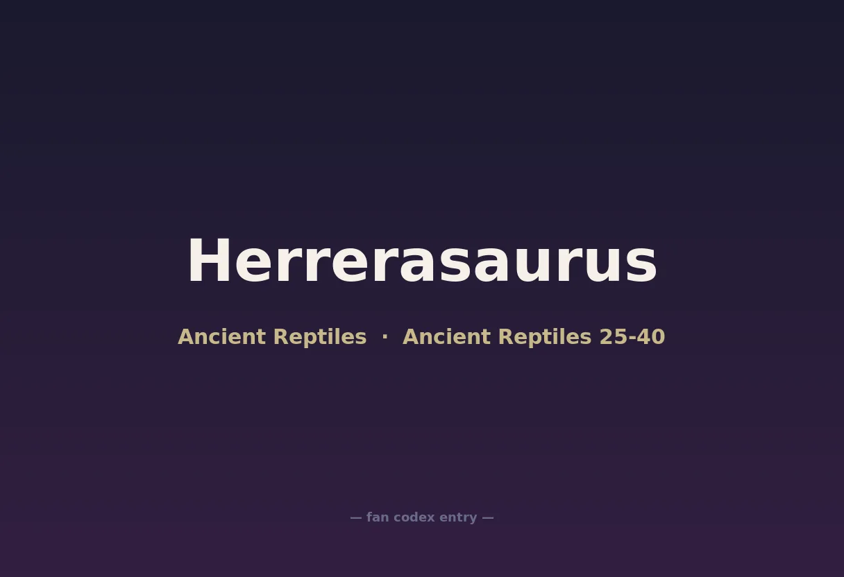 Herrerasaurus