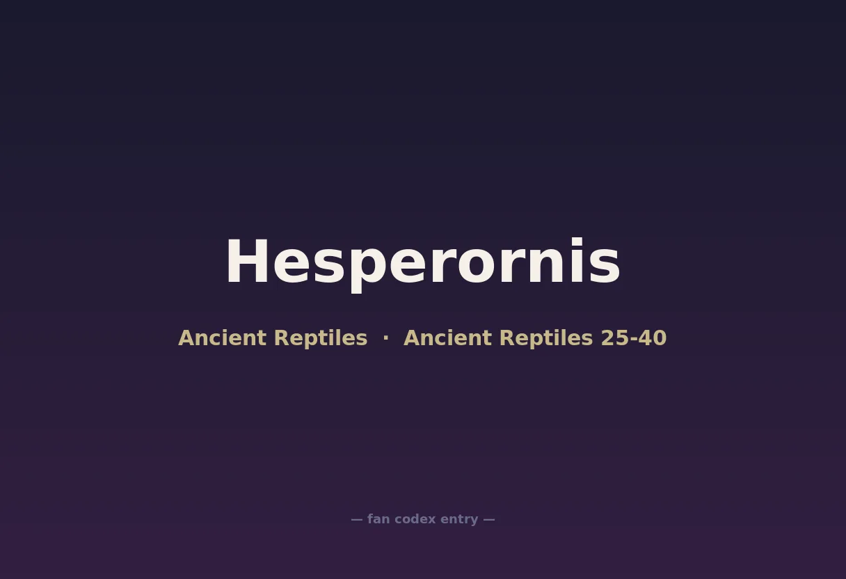 Hesperornis